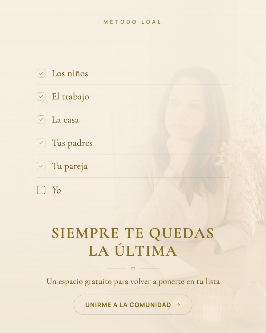 Creativo — Siempre te quedas la última